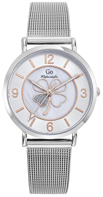 GO Girl Only 695641 Silver Stainless Steel Mesh Bracelet