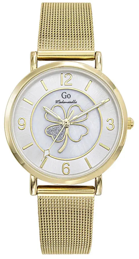 GO Girl Only 695642 Gold Stainless Steel Mesh Bracelet
