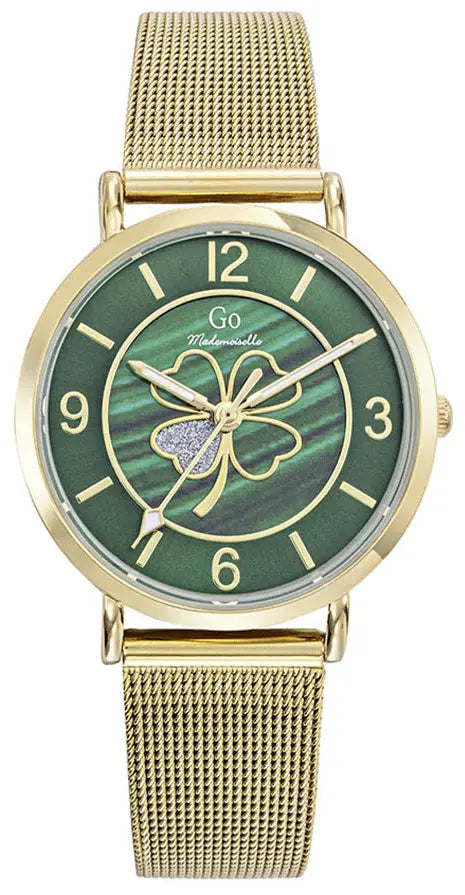 GO Girl Only 695643 Gold Stainless Steel Mesh Bracelet