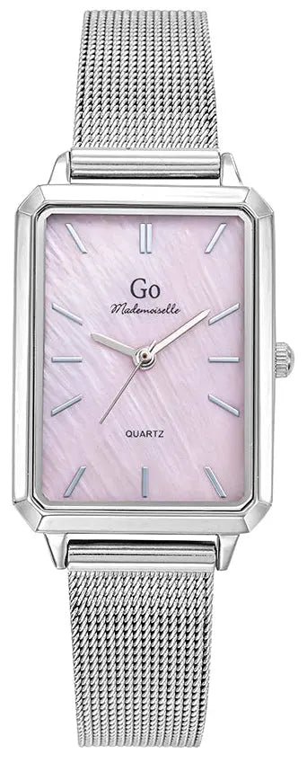 GO Girl Only 695658 Silver Stainless Steel Mesh Bracelet