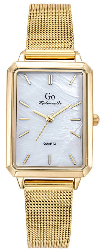 GO Girl Only 695659 Gold Stainless Steel Mesh Bracelet