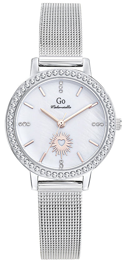 GO Girl Only 695665 Silver Stainless Steel Mesh Bracelet