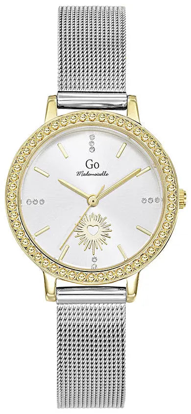 GO Girl Only 695666 Silver Stainless Steel Mesh Bracelet