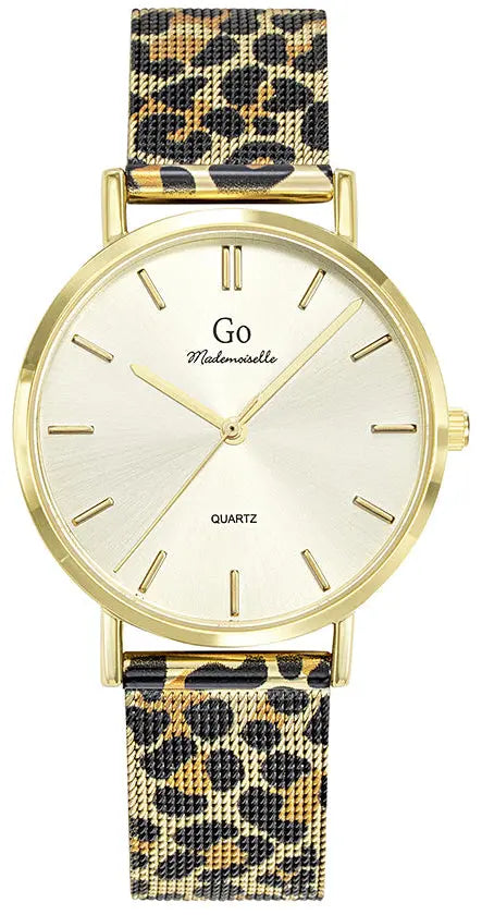 GO Girl Only 695681 Gold Stainless Steel Mesh Bracelet