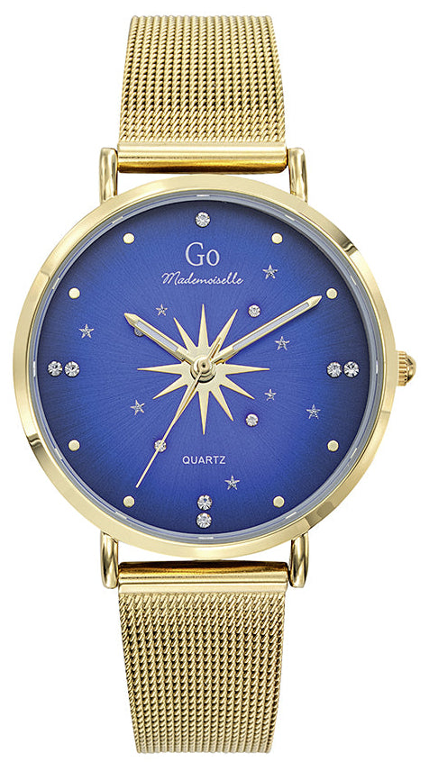 GO Girl Only 695701 Gold Stainless Steel Mesh Bracelet
