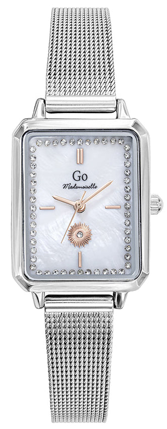 GO Girl Only 695704 Silver Stainless Steel Mesh Bracelet