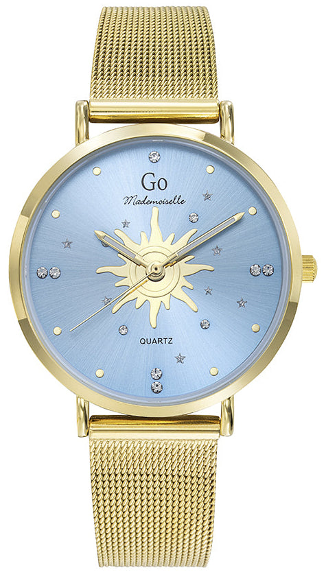 GO Girl Only 695711 Gold Stainless Steel Mesh Bracelet