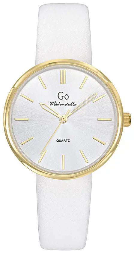 GO Girl Only 699447 White Leather Strap