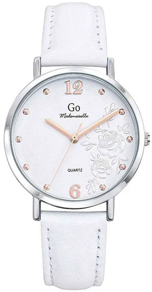 GO Girl Only 699450 White Leather Strap