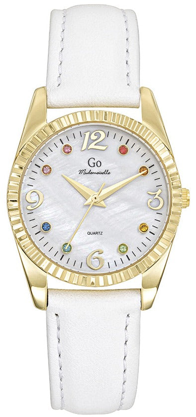 GO Girl Only 699590 White Leather Strap