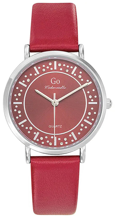 GO Girl Only 699592 Red Leather Strap