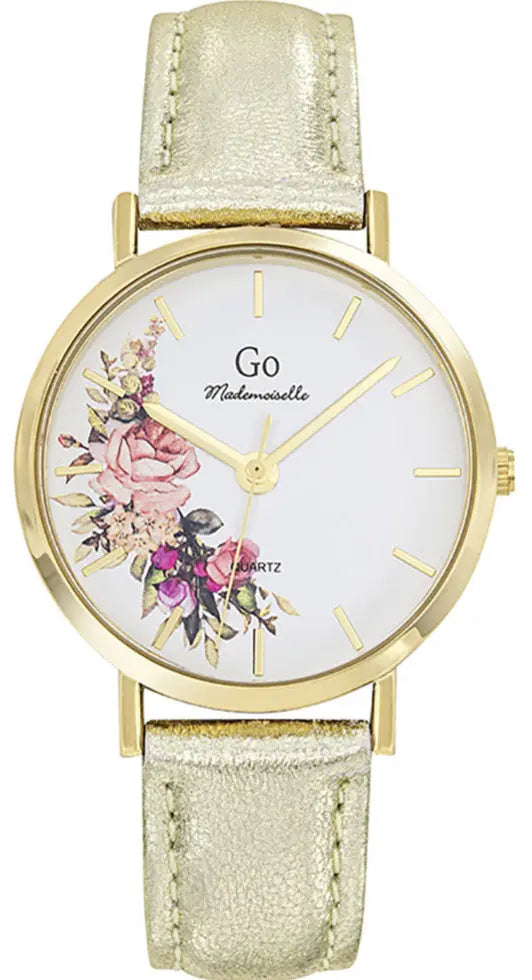 GO Girl Only 699595 Gold Leather Strap