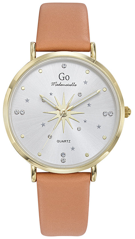 GO Girl Only 699666 Light Brown Leather Strap
