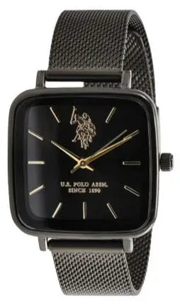 U.S. POLO USP7052BK Raul Black Metallic Bracelet