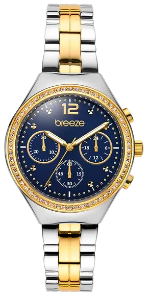 BREEZE 712561.3 Absolute Chronograph Two Tone Stainless Steel Bracelet