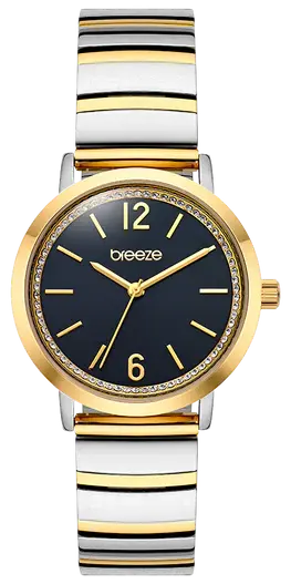 BREEZE 712571.2 Halo Two Tone Stainless Steel Bracelet