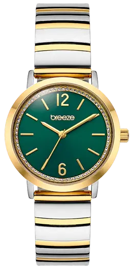 BREEZE 712571.7 Halo Two Tone Stainless Steel Bracelet