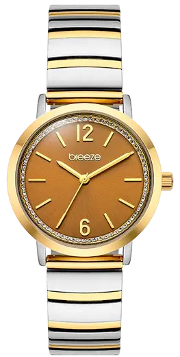 BREEZE 712571.8 Halo Two Tone Stainless Steel Bracelet