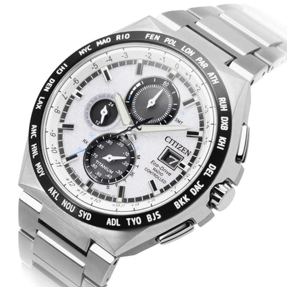 Citizen AT8238-84A RadioControlled Eco-Drive Titanium Bracelet