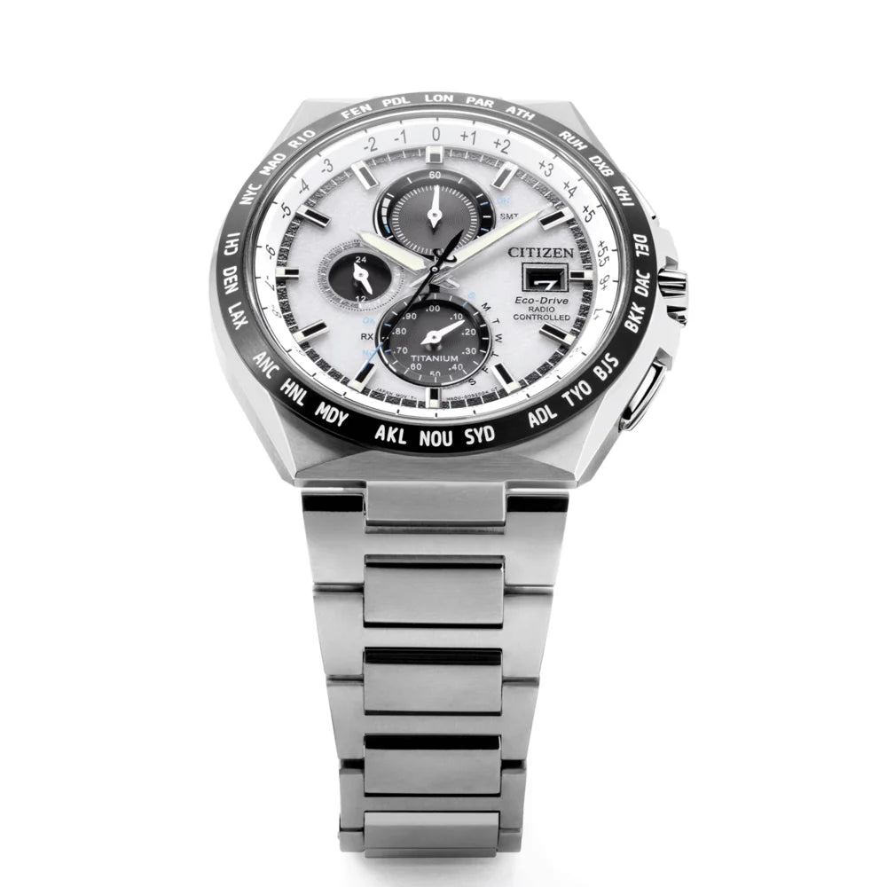 Citizen AT8238-84A RadioControlled Eco-Drive Titanium Bracelet