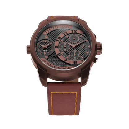Thorton 9001171 Vidar Chronograph Brown Leather Strap