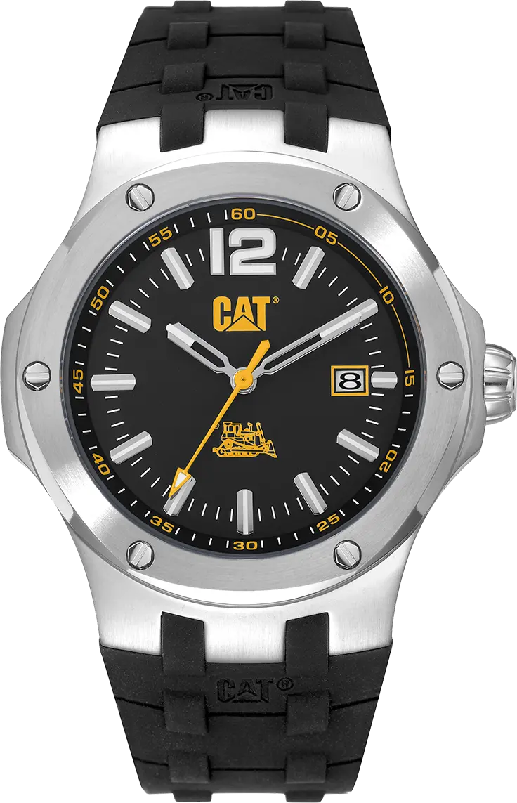 CATERPILLAR A914121131 Navigo Black Silicon Strap