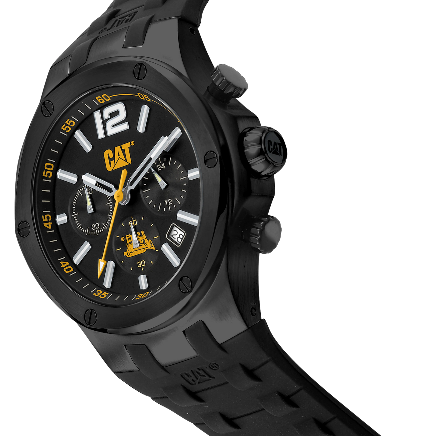 CATERPILLAR A916321131 Navigo Chronograph Black Silicon Strap