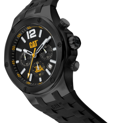 CATERPILLAR A916321131 Navigo Chronograph Black Silicon Strap