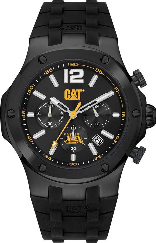 CATERPILLAR A916321131 Navigo Chronograph Black Silicon Strap