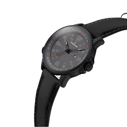 Thorton 9202111 Kalf Black Leather Strap