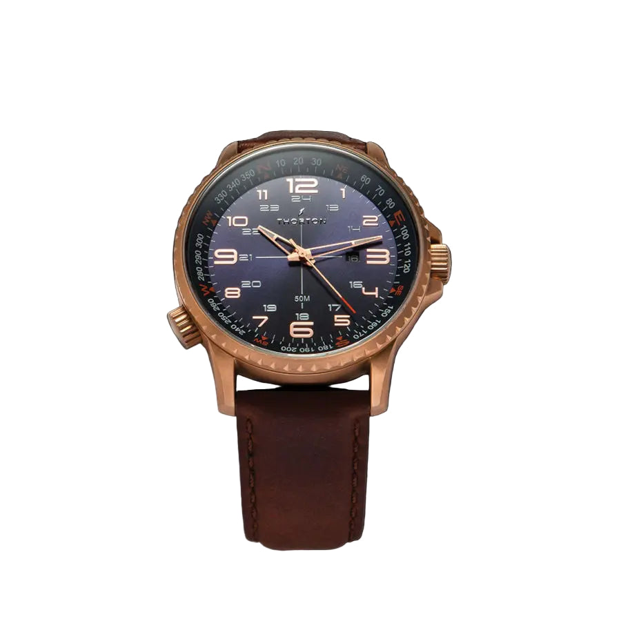 Thorton 9202151 Kalf Brown Leather Strap