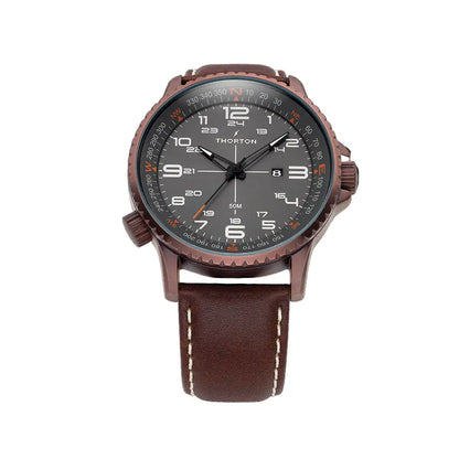 Thorton 9202171 Kalf Brown Leather Strap