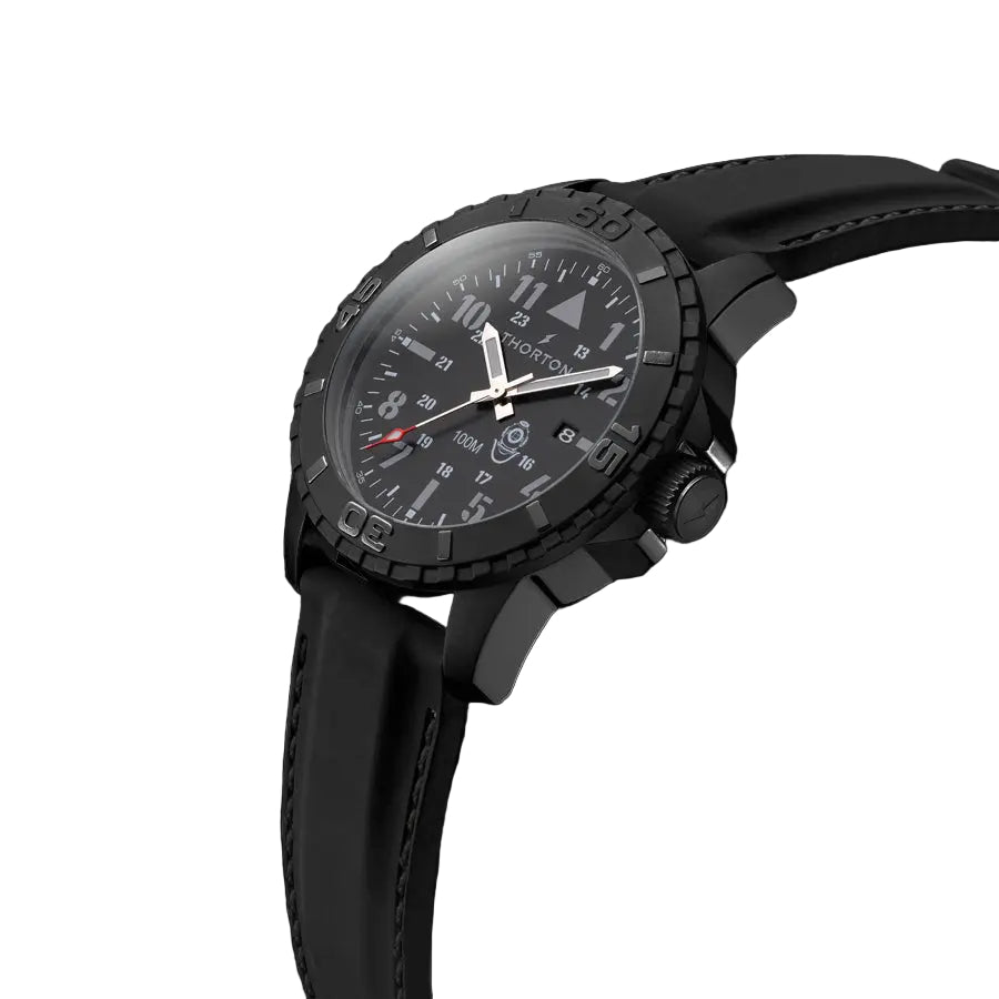 Thorton 9204311 Odin Black Silicon Strap