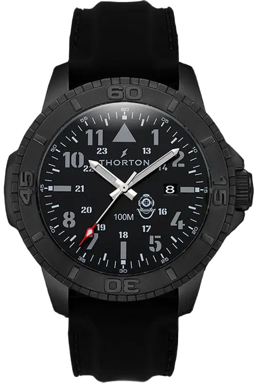 Thorton 9204311 Odin Black Silicon Strap