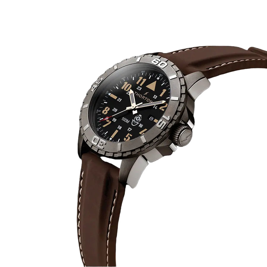 Thorton 9204321 Odin Brown Silicon Strap