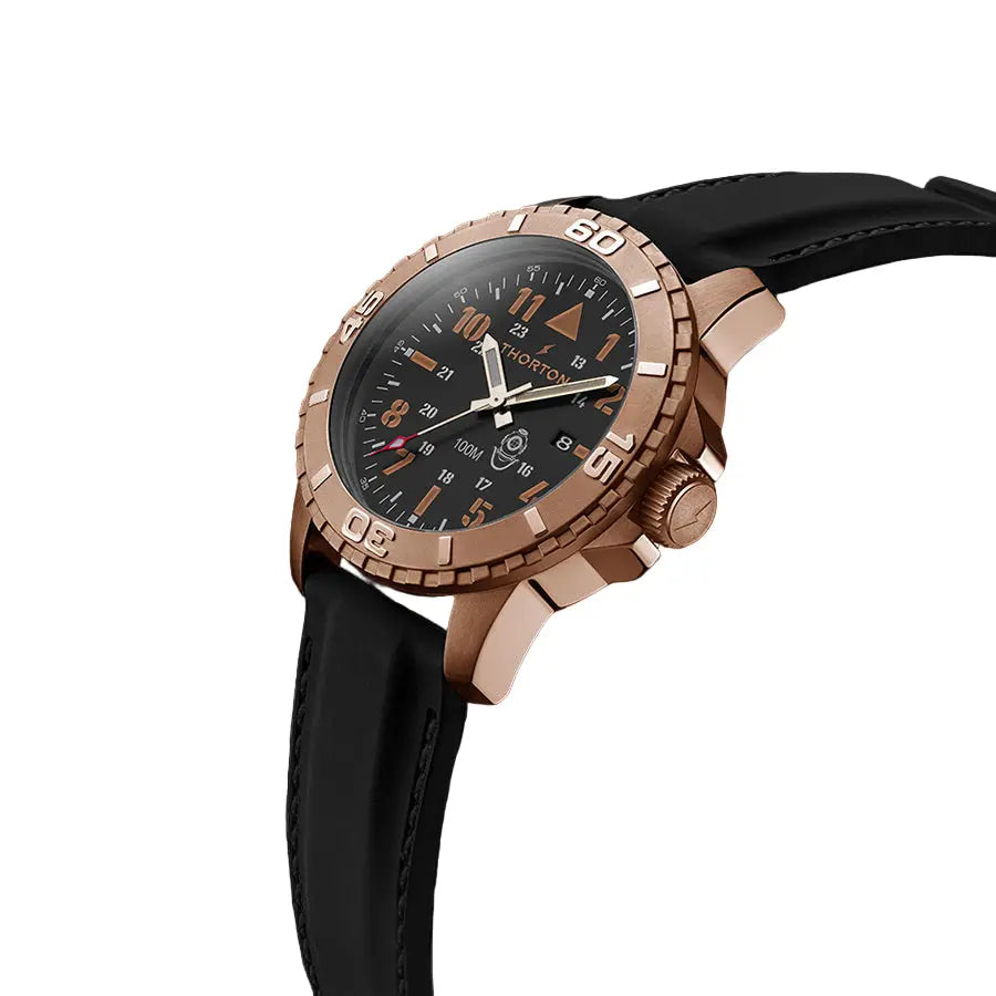 Thorton 9204351 Odin Black Silicon Strap