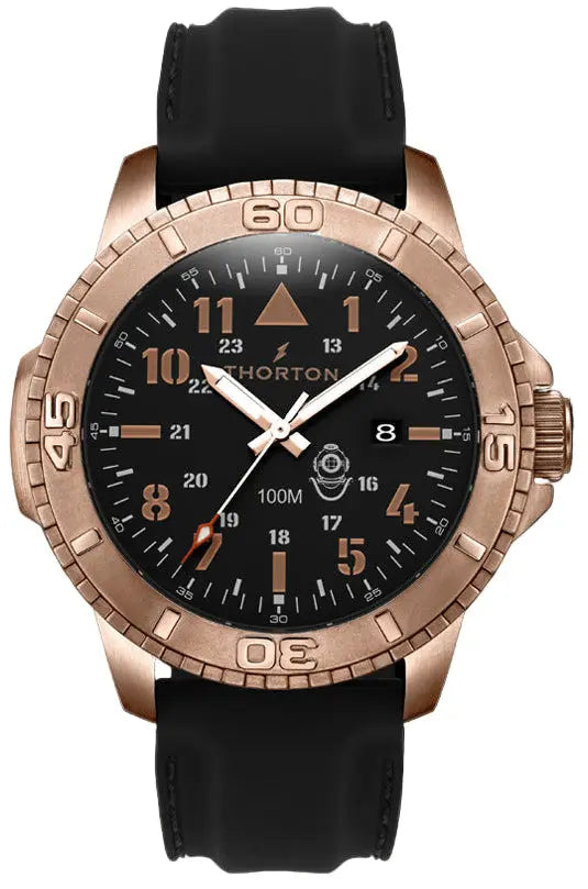 Thorton 9204351 Odin Black Silicon Strap