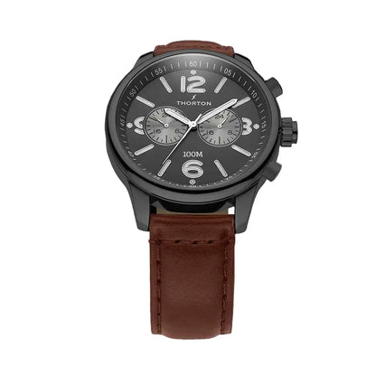 Thorton 9206121 Ragnar II Brown Leather Strap