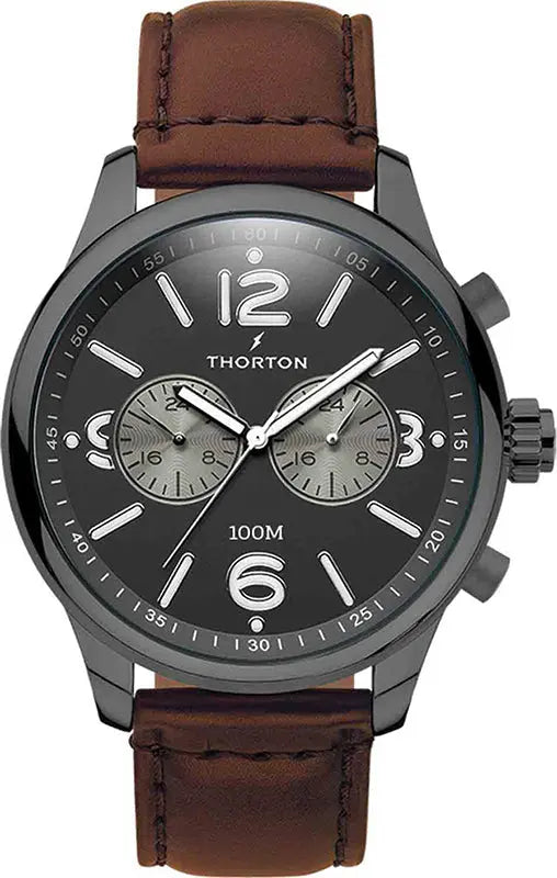 Thorton 9206121 Ragnar II Brown Leather Strap