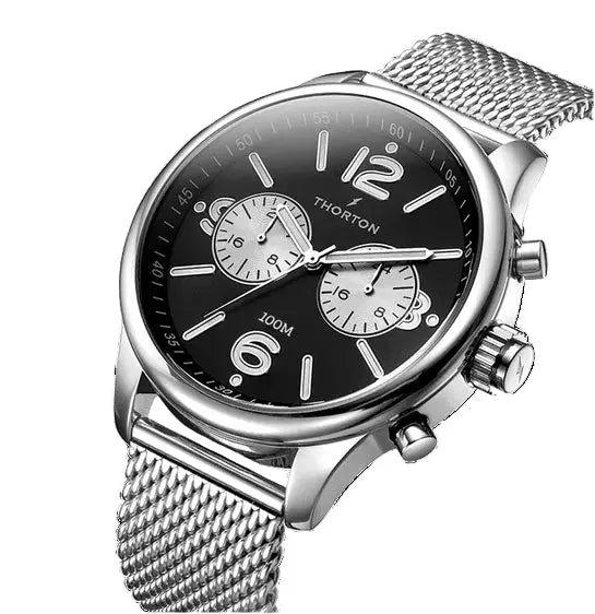 Thorton 9206131M Ragnar II Silver Stainless Steel Bracelet