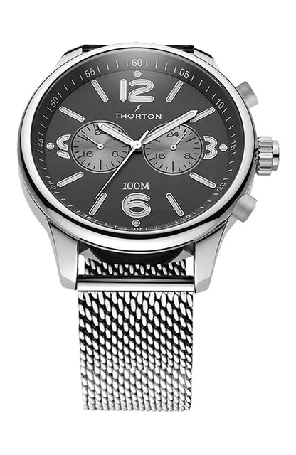 Thorton 9206131M Ragnar II Silver Stainless Steel Bracelet