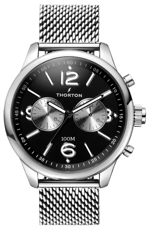Thorton 9206131M Ragnar II Silver Stainless Steel Bracelet