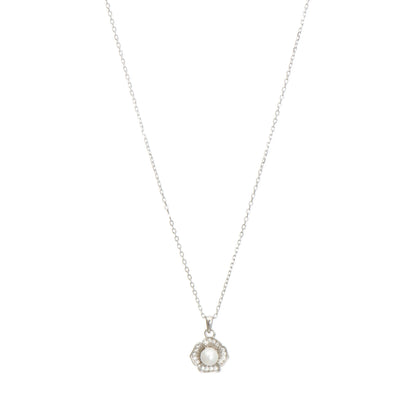 Ballerina Necklace With Zirconia GM208W In Platinum Plated Silver