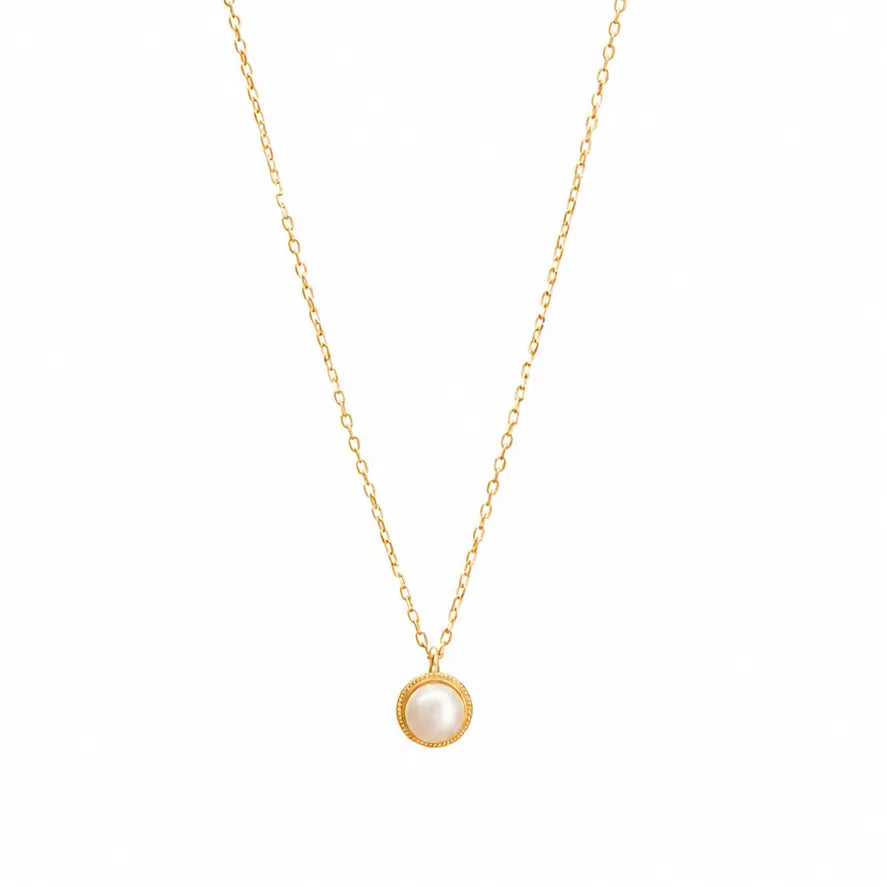 Ballerina Necklace With Zirconia GM208W In Platinum Plated Silver