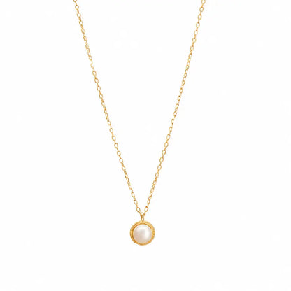 Ballerina Necklace With Zirconia GM208W In Platinum Plated Silver