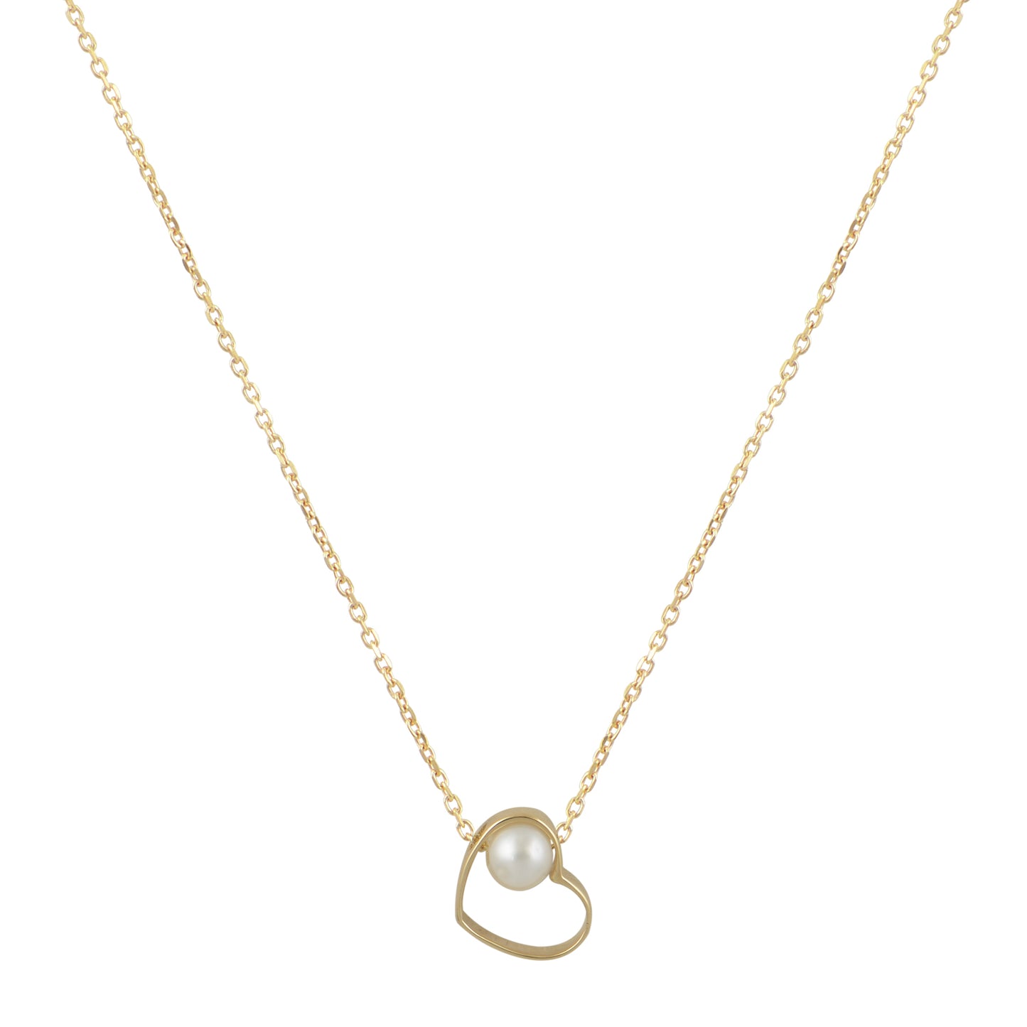 K756K Infinity Necklace with Chain in 9ct Gold