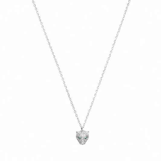 Ballerina Necklace With Zirconia GM208W In Platinum Plated Silver
