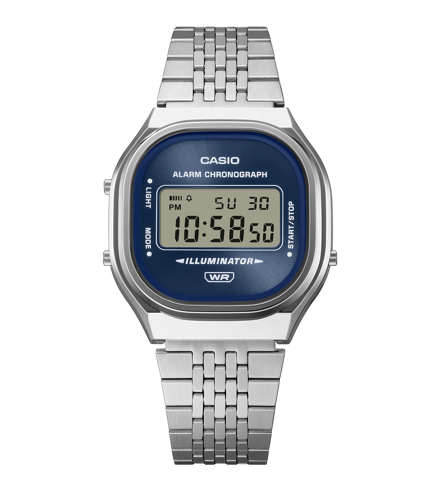 CASIO A-140WE-2AEF Vintage Stainless Steel Bracelet