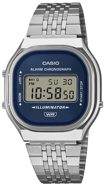 CASIO A-140WE-2AEF Vintage Stainless Steel Bracelet