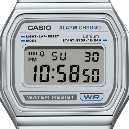 CASIO A-158WEA-7EF Vintage Stainless Steel Bracelet